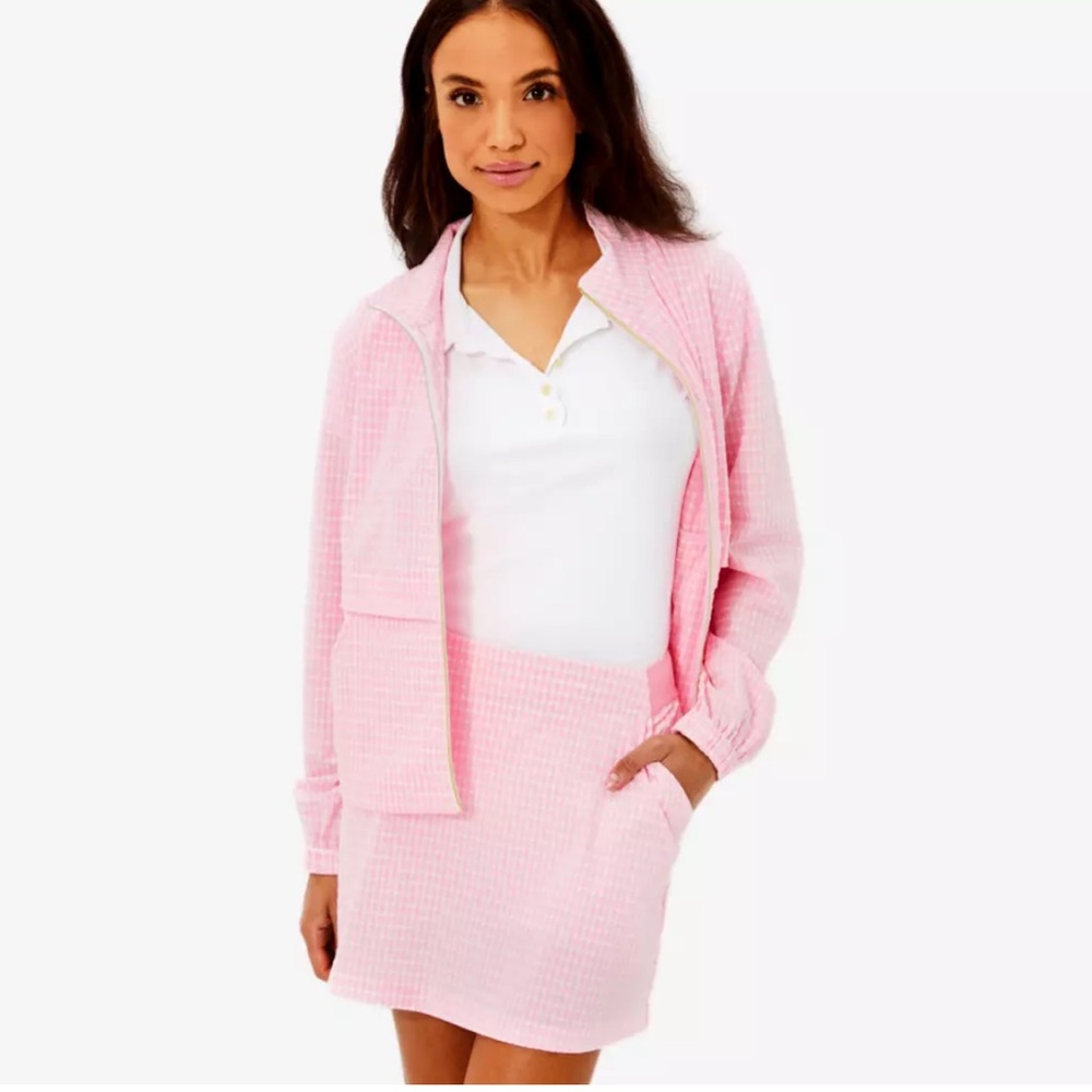 Lilly Pulitzer Aona Gingham 15" Skort